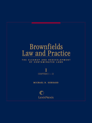 cover image of Brownfields Law and Practice